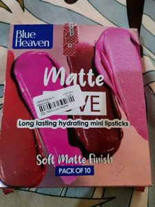 Blue Heaven Matte Lipsticks