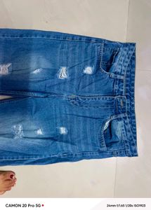 Ripped Blue Jeans