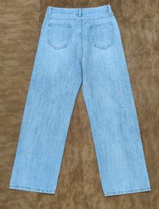 Floral Painted Wide Leg Jeans