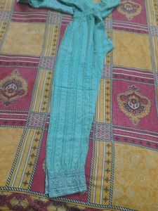 Women Cotton Kurta Pant Set