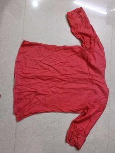 Red Casual Shirt