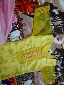 Elegant Yellow Kurta dupatta set