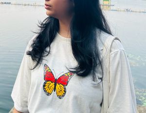 Butterfly White T-shirt