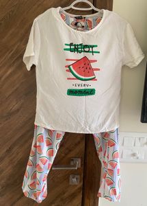 Cute Watermelon Pajama Set