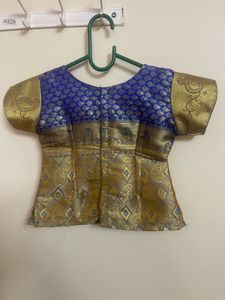 Banaras Pattu Pavadai for Girls 1 - 3 Yrs