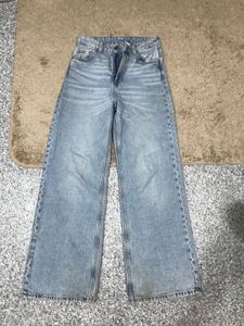 H&M High Wide Leg Jeans