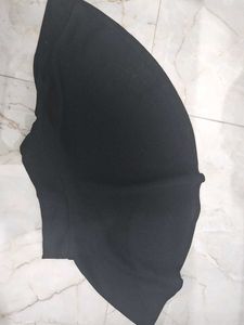 Black  Flare Short Skirt