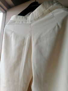 Cream Suit Trouser