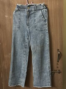 Wide Leg Denim Jeans