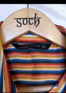 Zara Striped Shirt 🧡