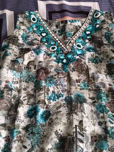 V Neck Kurti