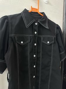 Myntra Balck Business Formal co-ord