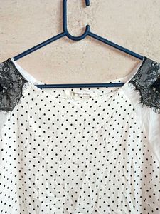 Ladies Trendy Chiffon Top Long Multicolour