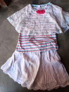 Top And Skirt For Girls