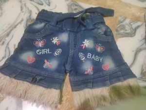 Cute Embroidered Denim Shorts Bundle 2
