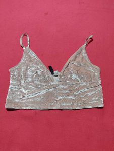 Velvet Bralette Top size M