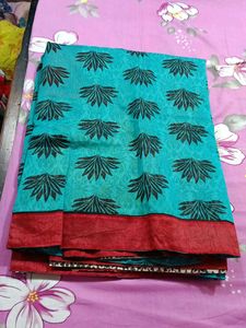 Festive Wear Saree With Blouse Piece