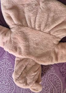 Cute Pink Bear Ear Baby Coat