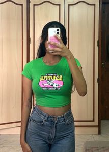 Green Graphic Tee