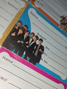 BTS Notebook Stickers With Pen