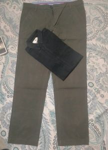 Combo Of Trouser Pant And Black Shirt 👕XL