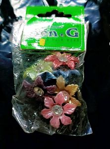 Vintage Flower Hair Clips