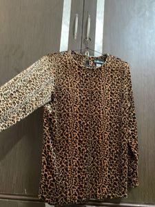 Animal Print Top XL