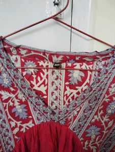 Red Empire Waist Dress