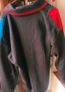 Colorful Zip-Up Jacket no damages some time use