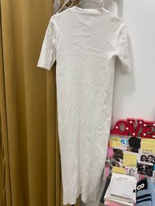 White Button Dress