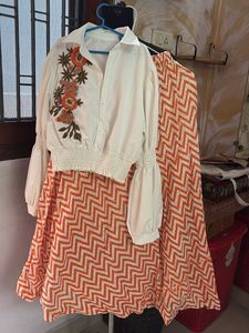 Boho Chic Lehngha Set Girls