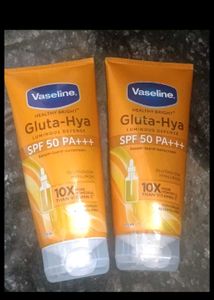 Vaseline Sunscreen Lotion Combo Of 2