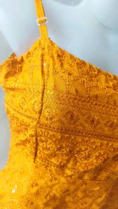 Mustard Yellow Peplum Top