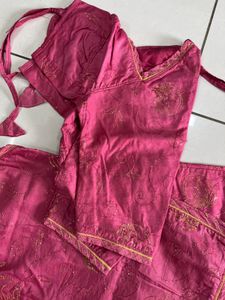 Beautiful Pink Poshak