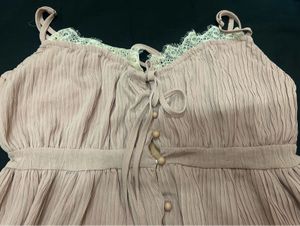 Vintage Pink Peplum Top