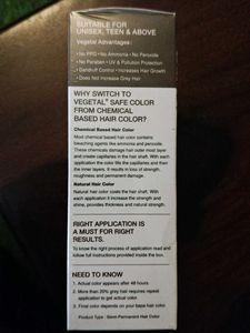 Vegetal Safe Hair Color - Dark Brown