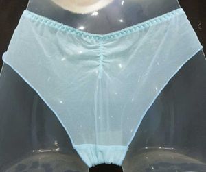 Sheer Blue Floral Panties 💚