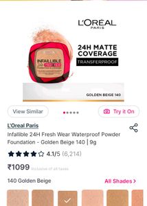L&#39;Oreal Infallible Foundation
