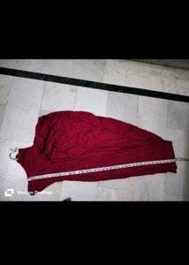 Maroon Embroidered Salwar Suit