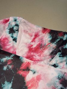 Tie-Dye T-shirt Crop Top