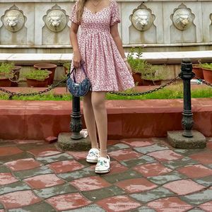 daisy printed cute dress