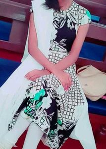 Floral Design Long Midi Dress At Lowest Prize.