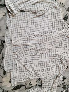 Checkered Button-Down Shirt