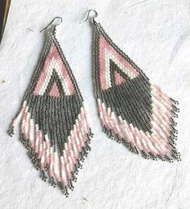 Beaded Dangle Earrings