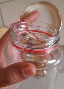 14 Piece Empty Glass Jar Set