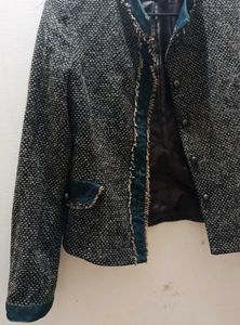 darkest Green denim look Jacket 🧥