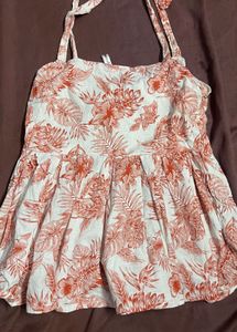 Floral Print Mini Dress