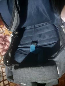 Grey &amp; Blue Backpack