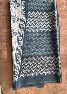 Blue &amp; White Printed Kurti