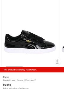 🖤 Puma Women&#39;s Basket Heart Sneakers 🖤